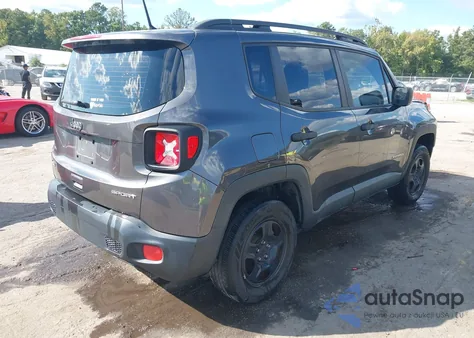 2018 Jeep Renegade Sport 4X4 from USA, damaged, VIN ZACCJBAB3JPJ44589